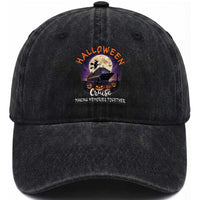 Funny Cruise Halloween Washed Cotton Baseball Cap Making Memories Together