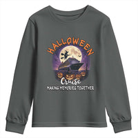 Funny Cruise Halloween Youth Sweatshirt Making Memories Together - Wonder Print Shop
