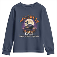 Funny Cruise Halloween Youth Sweatshirt Making Memories Together - Wonder Print Shop