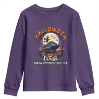 Funny Cruise Halloween Youth Sweatshirt Making Memories Together - Wonder Print Shop