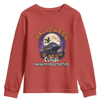 Funny Cruise Halloween Youth Sweatshirt Making Memories Together - Wonder Print Shop