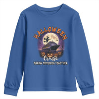 Funny Cruise Halloween Youth Sweatshirt Making Memories Together - Wonder Print Shop