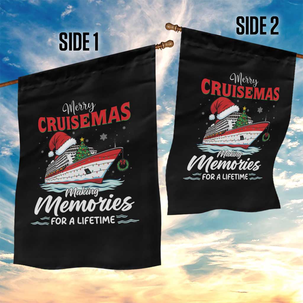 Christmas Cruise Garden Flag Merry Cruisemas Making Memories For A Life Time - Wonder Print Shop