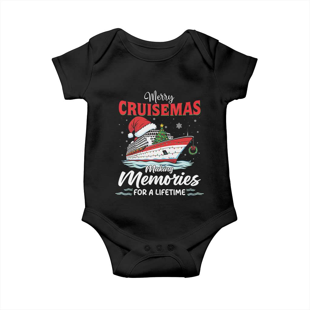 Christmas Cruise Baby Onesie Merry Cruisemas Making Memories For A Life Time - Wonder Print Shop