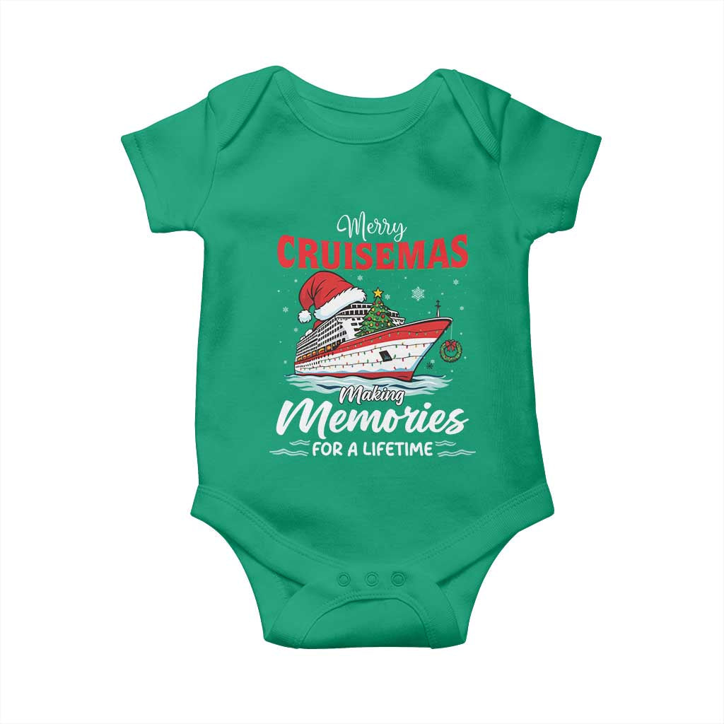 Christmas Cruise Baby Onesie Merry Cruisemas Making Memories For A Life Time - Wonder Print Shop