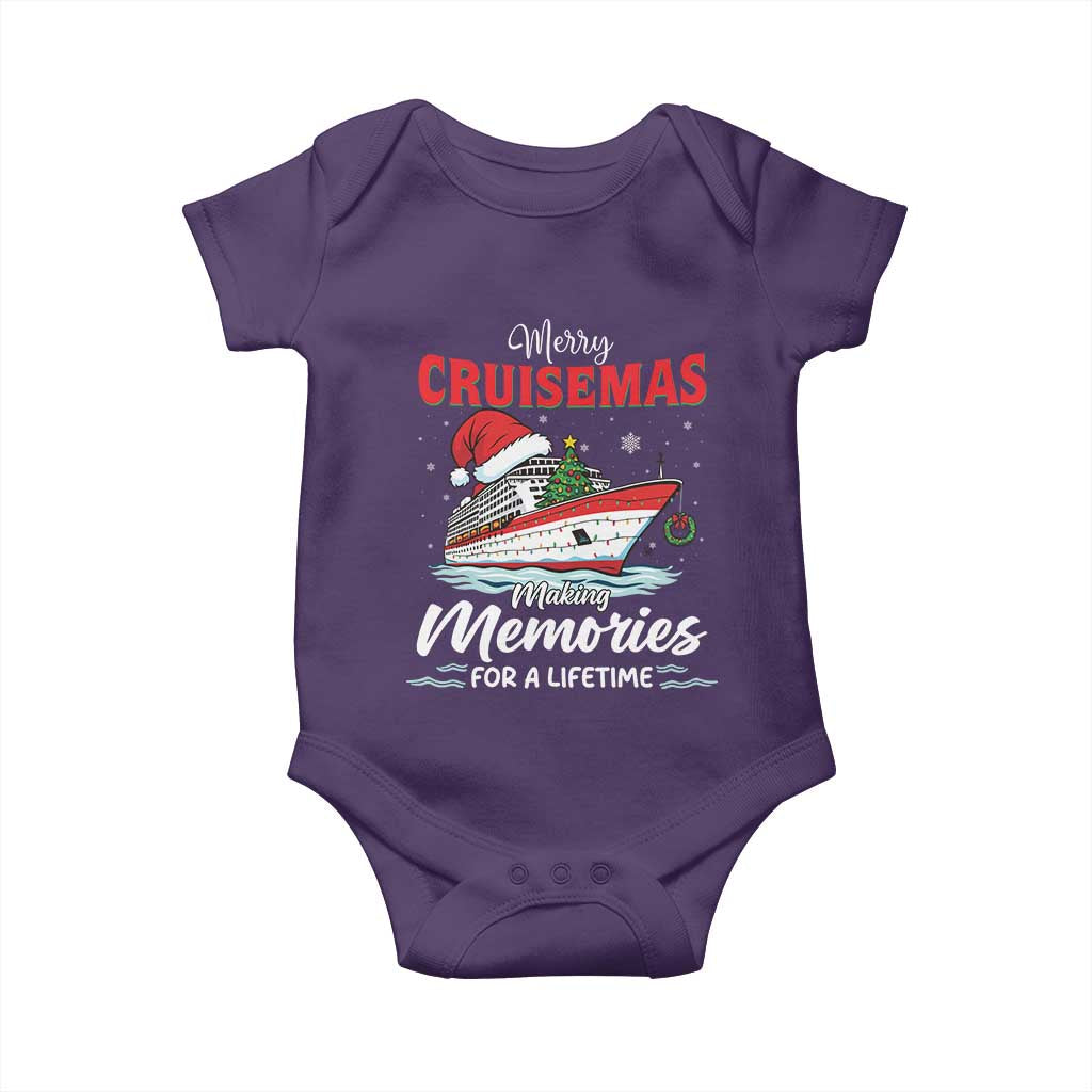 Christmas Cruise Baby Onesie Merry Cruisemas Making Memories For A Life Time - Wonder Print Shop