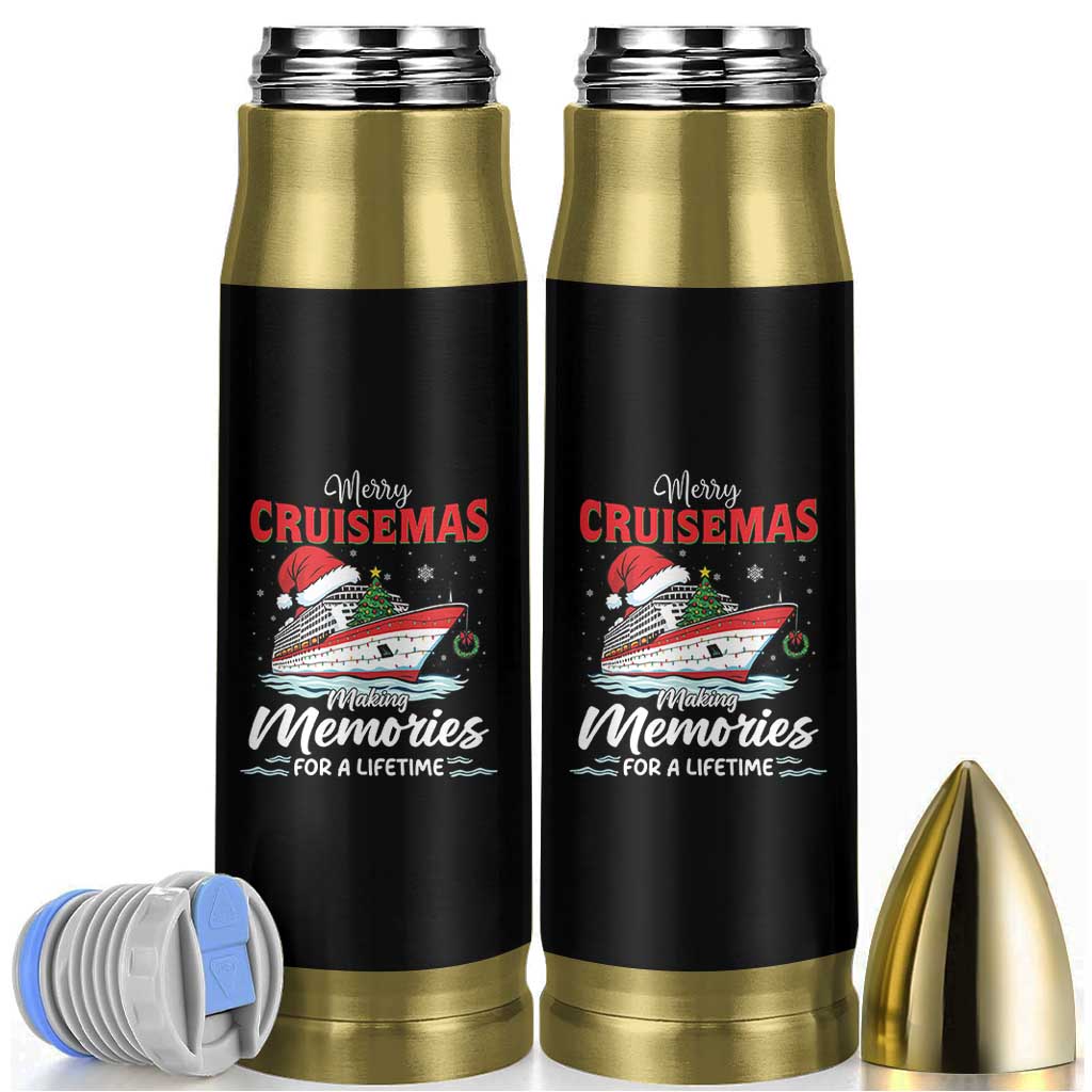 Christmas Cruise Bullet Tumbler Merry Cruisemas Making Memories For A Life Time - Wonder Print Shop