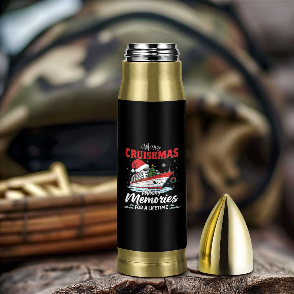 Christmas Cruise Bullet Tumbler Merry Cruisemas Making Memories For A Life Time - Wonder Print Shop