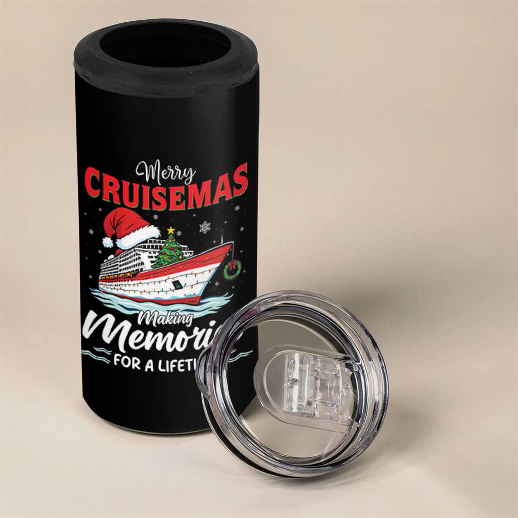 Christmas Cruise 4 in 1 Can Cooler Tumbler Merry Cruisemas Making Memories For A Life Time - Wonder Print Shop