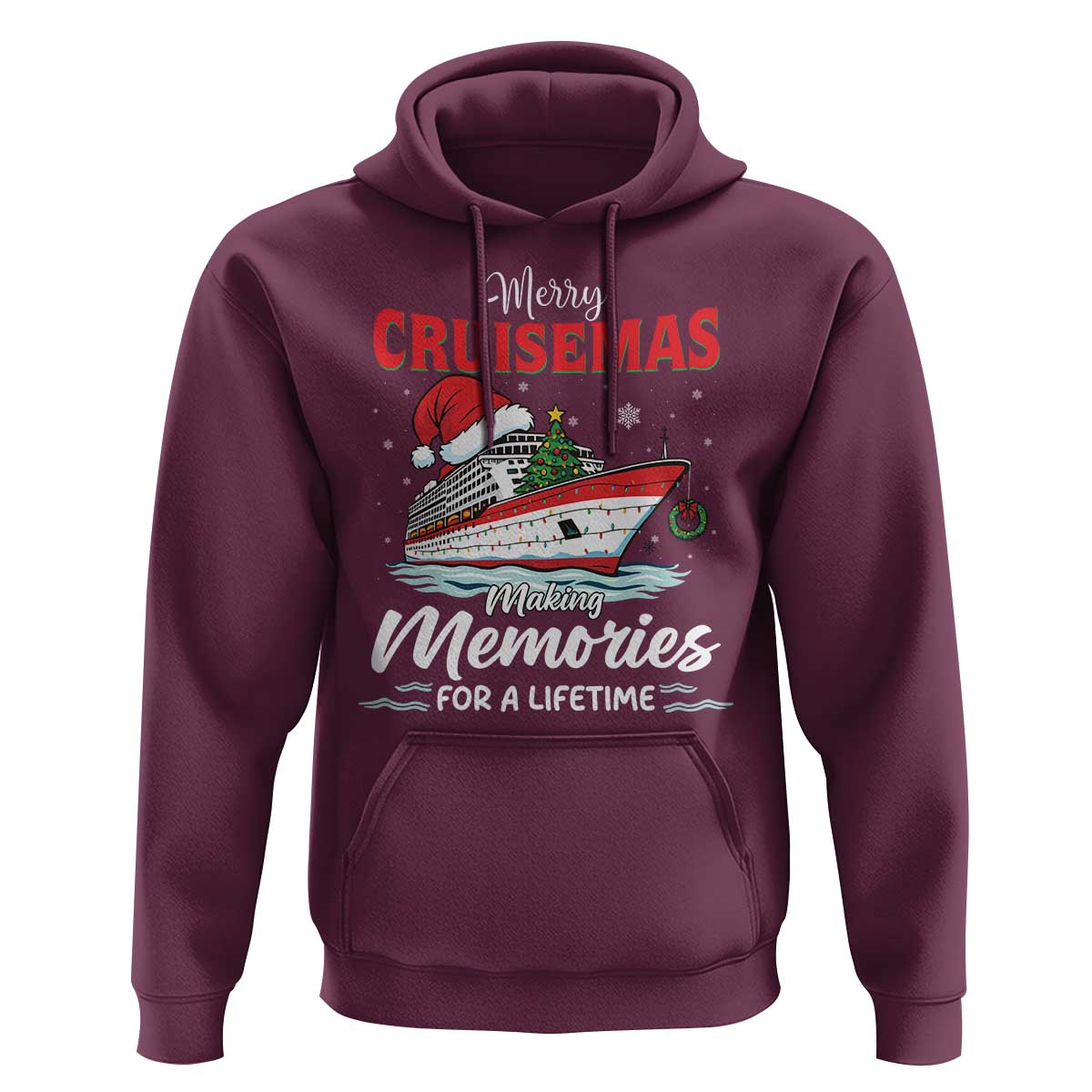 Christmas Cruise Hoodie Merry Cruisemas Making Memories For A Life Time - Wonder Print Shop