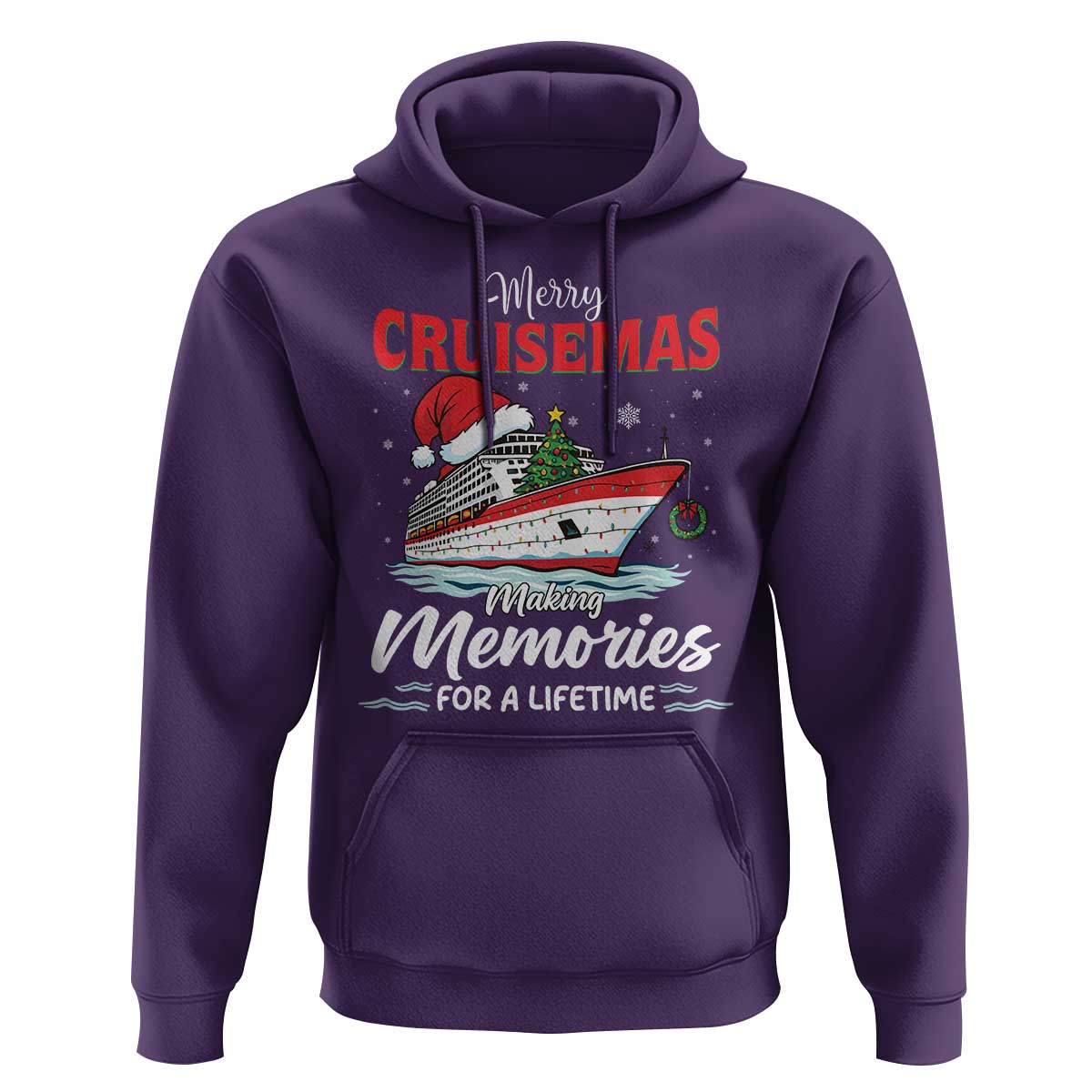 Christmas Cruise Hoodie Merry Cruisemas Making Memories For A Life Time - Wonder Print Shop
