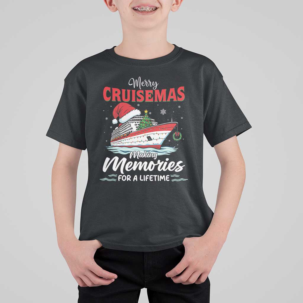 Christmas Cruise T Shirt For Kid Merry Cruisemas Making Memories For A Life Time - Wonder Print Shop