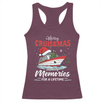 Christmas Cruise Racerback Tank Top Merry Cruisemas Making Memories For A Life Time - Wonder Print Shop