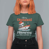 Christmas Cruise T Shirt For Women Merry Cruisemas Making Memories For A Life Time - Wonder Print Shop