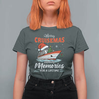 Christmas Cruise T Shirt For Women Merry Cruisemas Making Memories For A Life Time - Wonder Print Shop