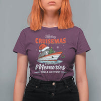 Christmas Cruise T Shirt For Women Merry Cruisemas Making Memories For A Life Time - Wonder Print Shop