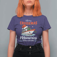 Christmas Cruise T Shirt For Women Merry Cruisemas Making Memories For A Life Time - Wonder Print Shop