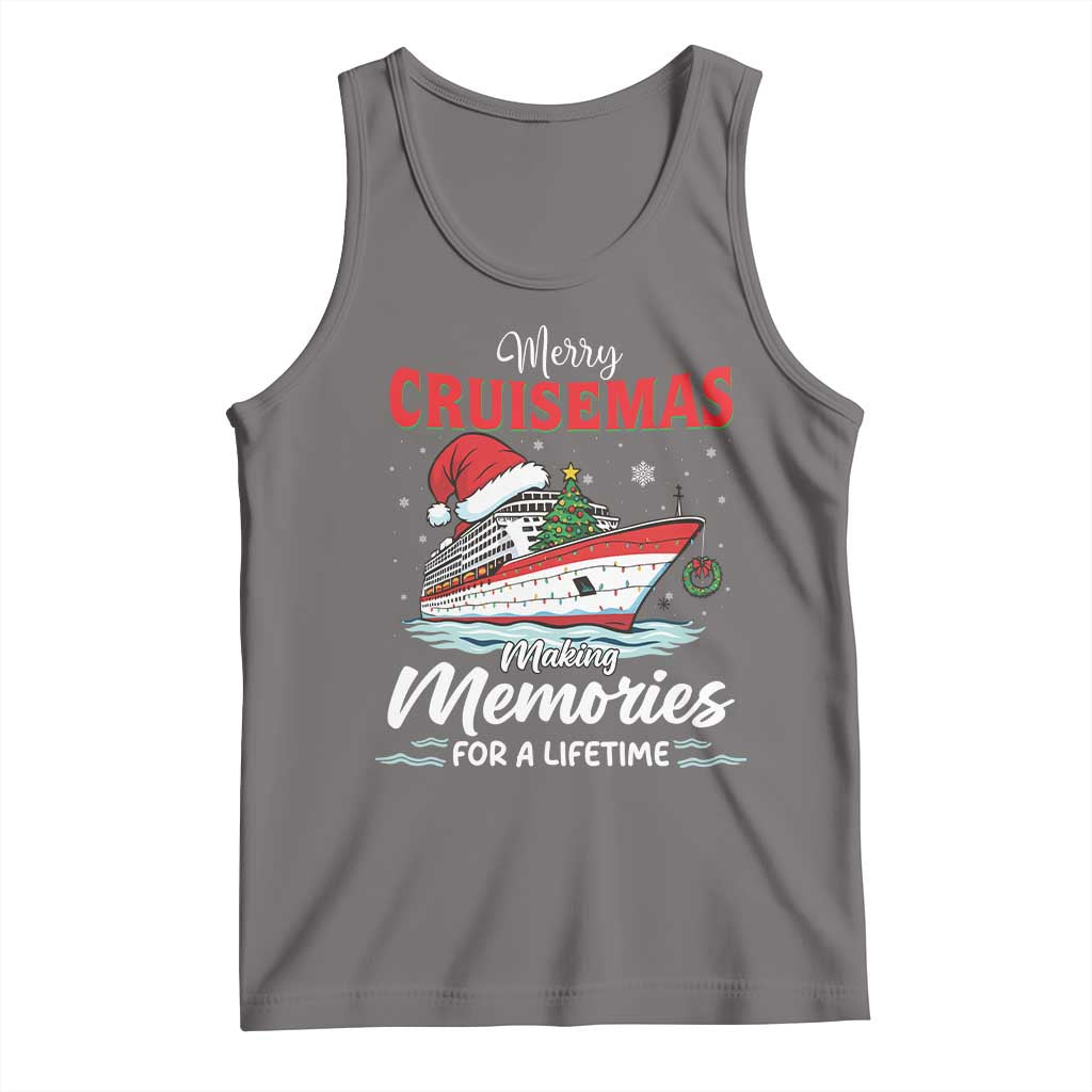 Christmas Cruise Tank Top Merry Cruisemas Making Memories For A Life Time - Wonder Print Shop
