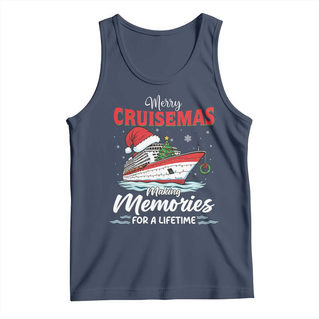 Christmas Cruise Tank Top Merry Cruisemas Making Memories For A Life Time - Wonder Print Shop