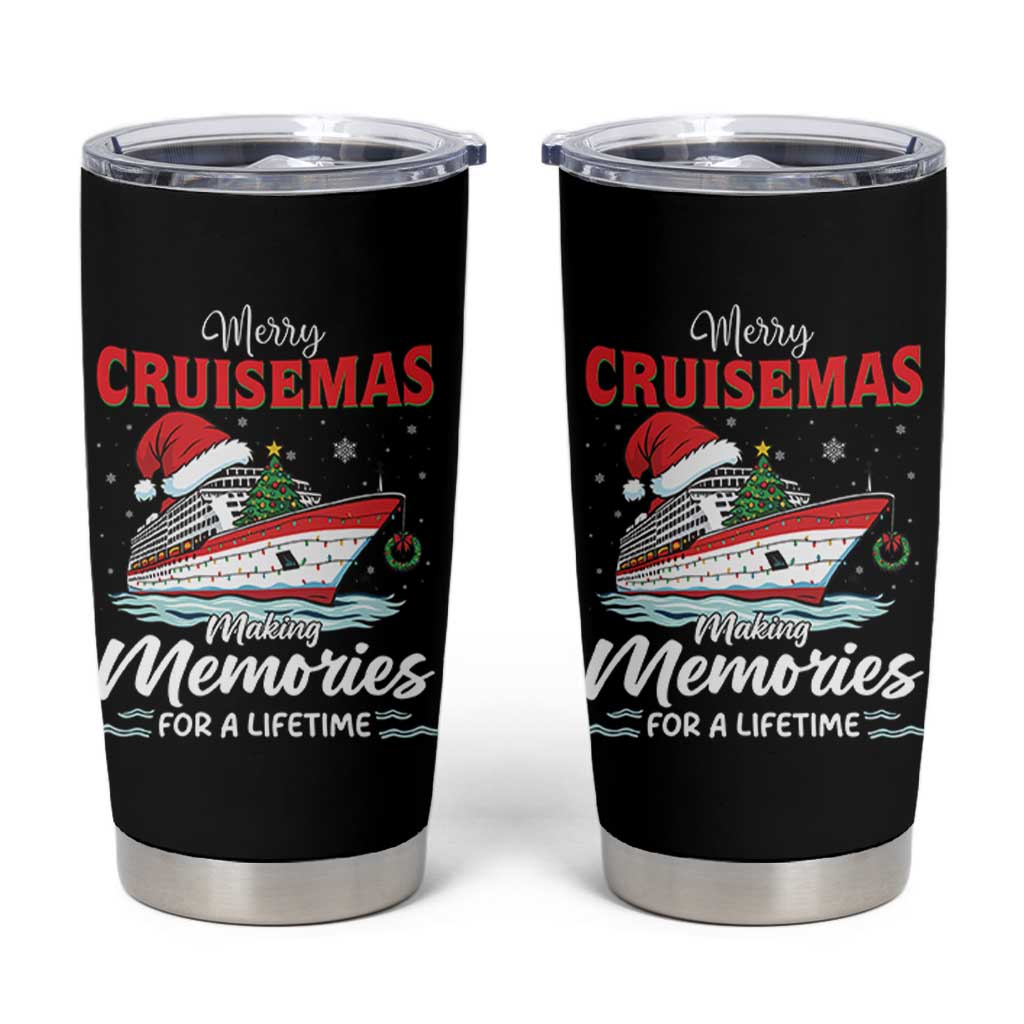 Christmas Cruise Tumbler Cup Merry Cruisemas Making Memories For A Life Time - Wonder Print Shop
