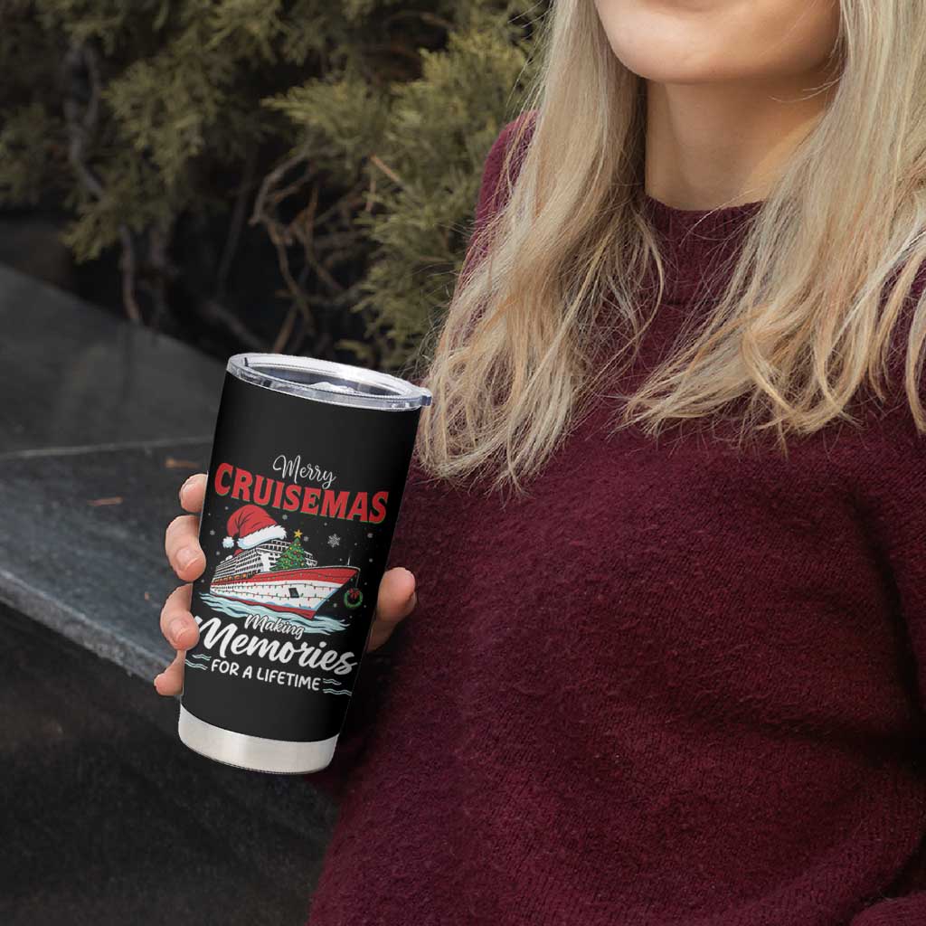 Christmas Cruise Tumbler Cup Merry Cruisemas Making Memories For A Life Time - Wonder Print Shop