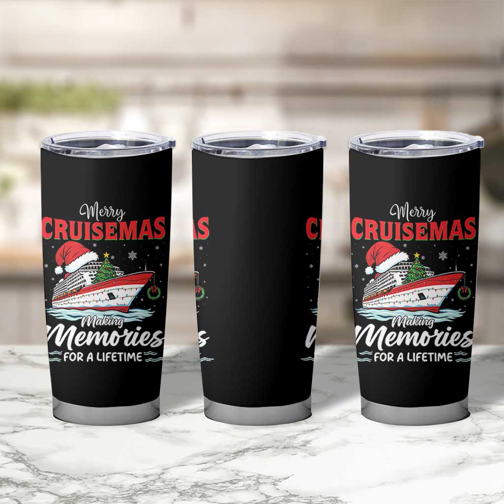 Christmas Cruise Tumbler Cup Merry Cruisemas Making Memories For A Life Time - Wonder Print Shop