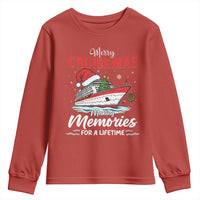 Christmas Cruise Youth Sweatshirt Merry Cruisemas Making Memories For A Life Time - Wonder Print Shop