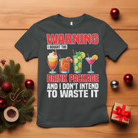 Funny Cruise Ship T Shirt Warning I Bought The Drink Package - Wonder Print Shop