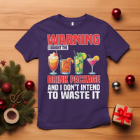 Funny Cruise Ship T Shirt Warning I Bought The Drink Package - Wonder Print Shop