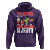 Funny Cruise Ship Hoodie Warning I Bought The Drink Package - Wonder Print Shop