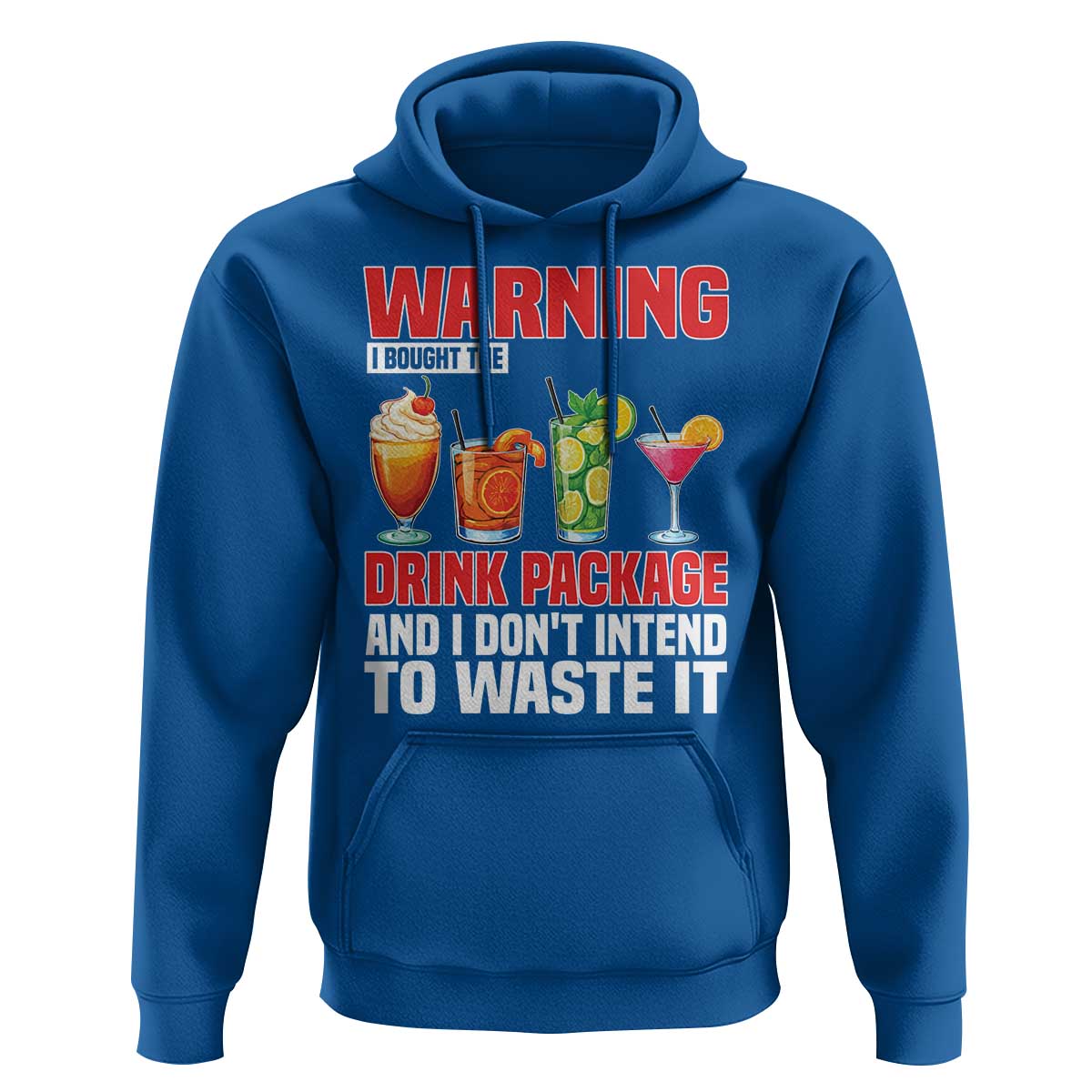 Funny Cruise Ship Hoodie Warning I Bought The Drink Package - Wonder Print Shop