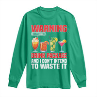 Funny Cruise Ship Long Sleeve Shirt Warning I Bought The Drink Package - Wonder Print Shop