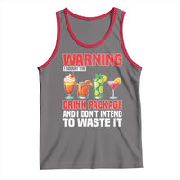 Funny Cruise Ship Tank Top Warning I Bought The Drink Package - Wonder Print Shop