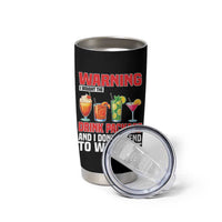 Funny Cruise Ship Tumbler Cup Warning I Bought The Drink Package - Wonder Print Shop