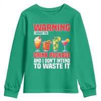 Funny Cruise Ship Youth Sweatshirt Warning I Bought The Drink Package - Wonder Print Shop