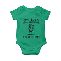 Wish I Lacked Critical Thinking Skills Y'all Seem So Happy Baby Onesie Funny Frog Sarcastic Quote