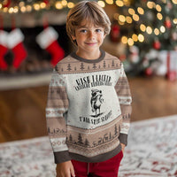 Wish I Lacked Critical Thinking Skills Y'all Seem So Happy Ugly Christmas Sweater Funny Frog Sarcastic Quote