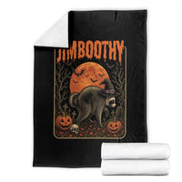 Jimothy Seattle Raccoon Halloween Throw Blanket Funny Trash Panda Meme Gift