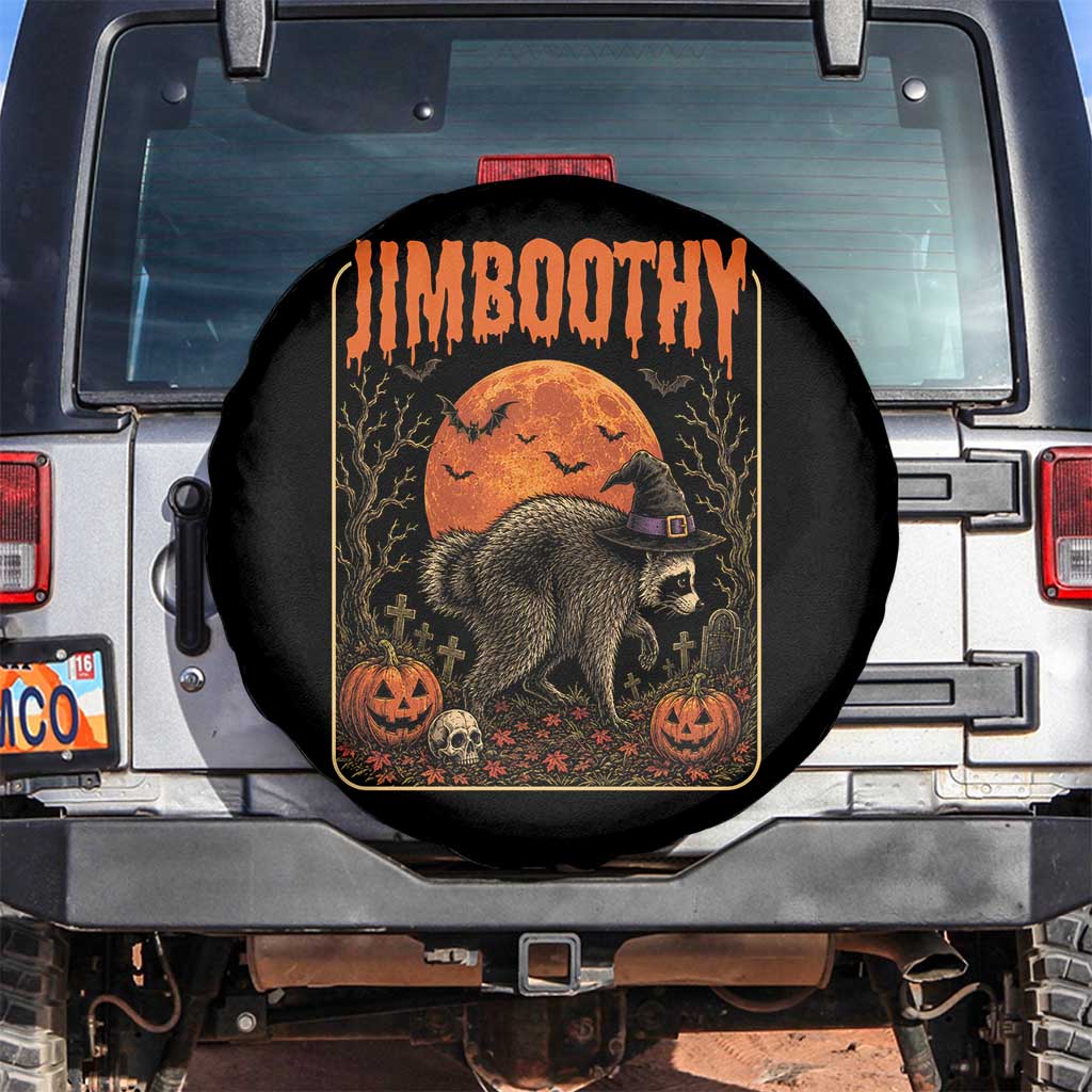 Jimothy Seattle Raccoon Halloween Spare Tire Cover Funny Trash Panda Meme Gift