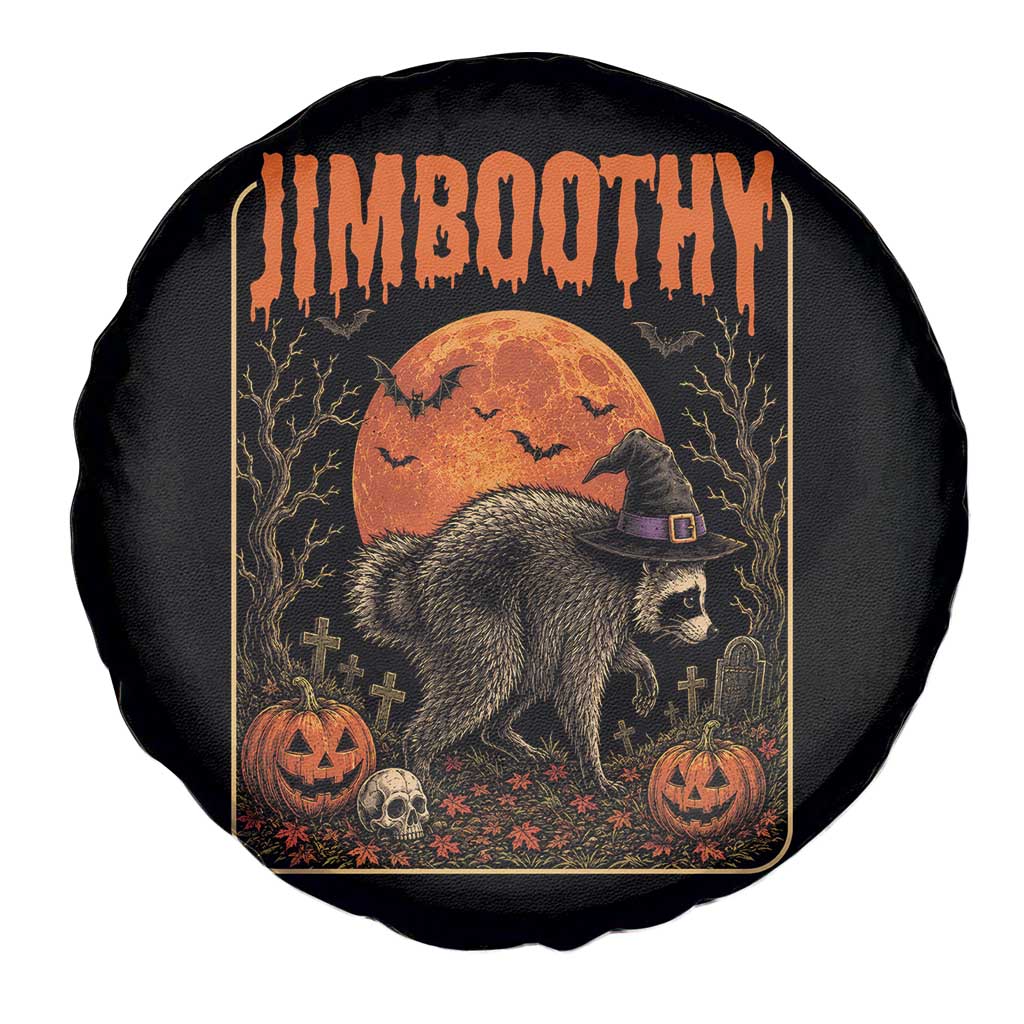Jimothy Seattle Raccoon Halloween Spare Tire Cover Funny Trash Panda Meme Gift