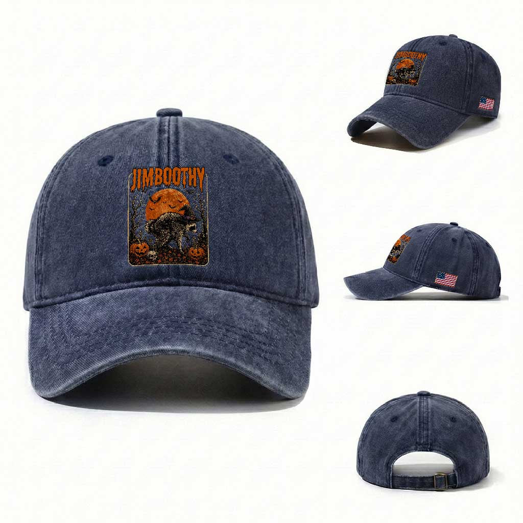 Jimothy Seattle Raccoon Halloween Washed Cotton Baseball Cap Funny Trash Panda Meme Gift