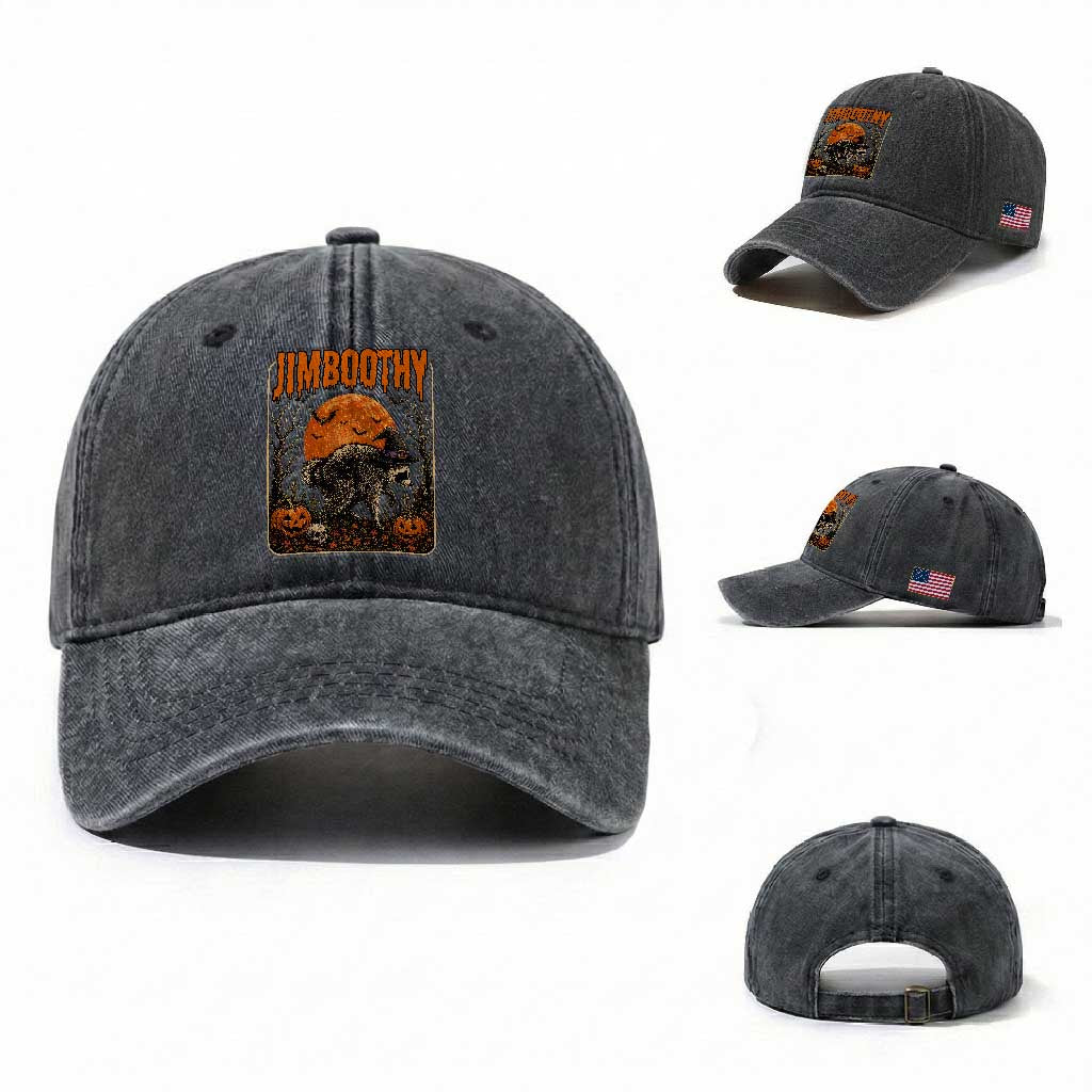 Jimothy Seattle Raccoon Halloween Washed Cotton Baseball Cap Funny Trash Panda Meme Gift