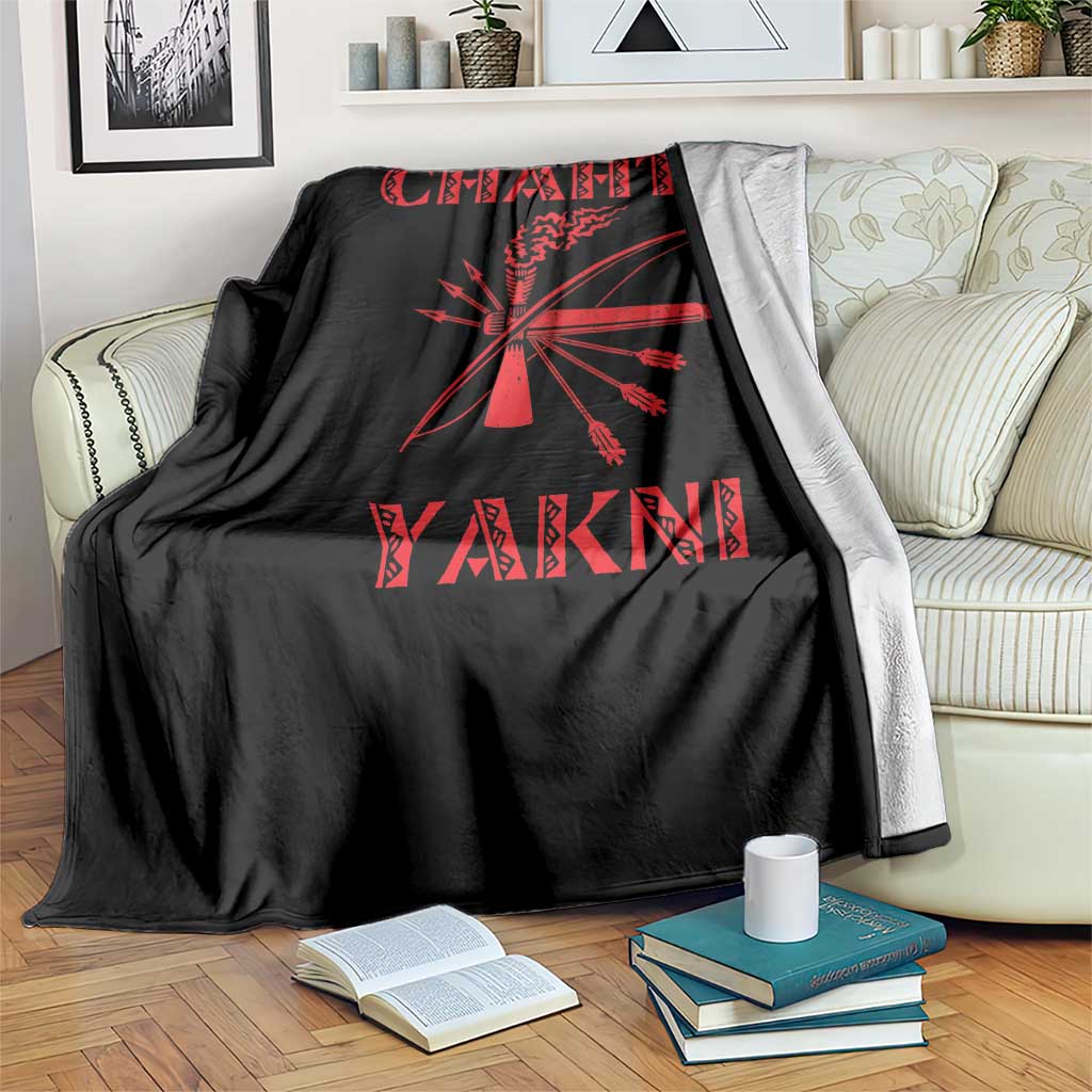 Choctaw Nation Chahta Yakni Native American Throw Blanket