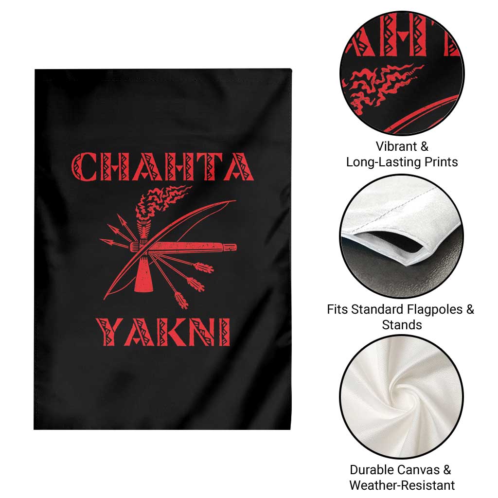 Choctaw Nation Chahta Yakni Native American Garden Flag