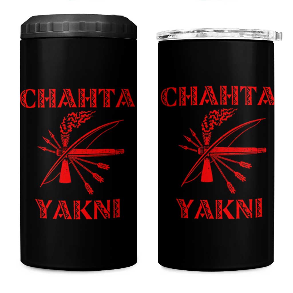 Choctaw Nation Chahta Yakni Native American 4 in 1 Can Cooler Tumbler