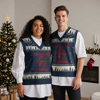 Choctaw Nation Chahta Yakni Native American V-Neck Knit Sweater Vest