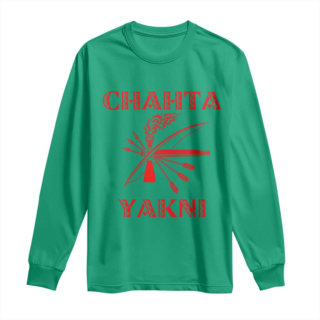 Choctaw Nation Chahta Yakni Native American Long Sleeve Shirt