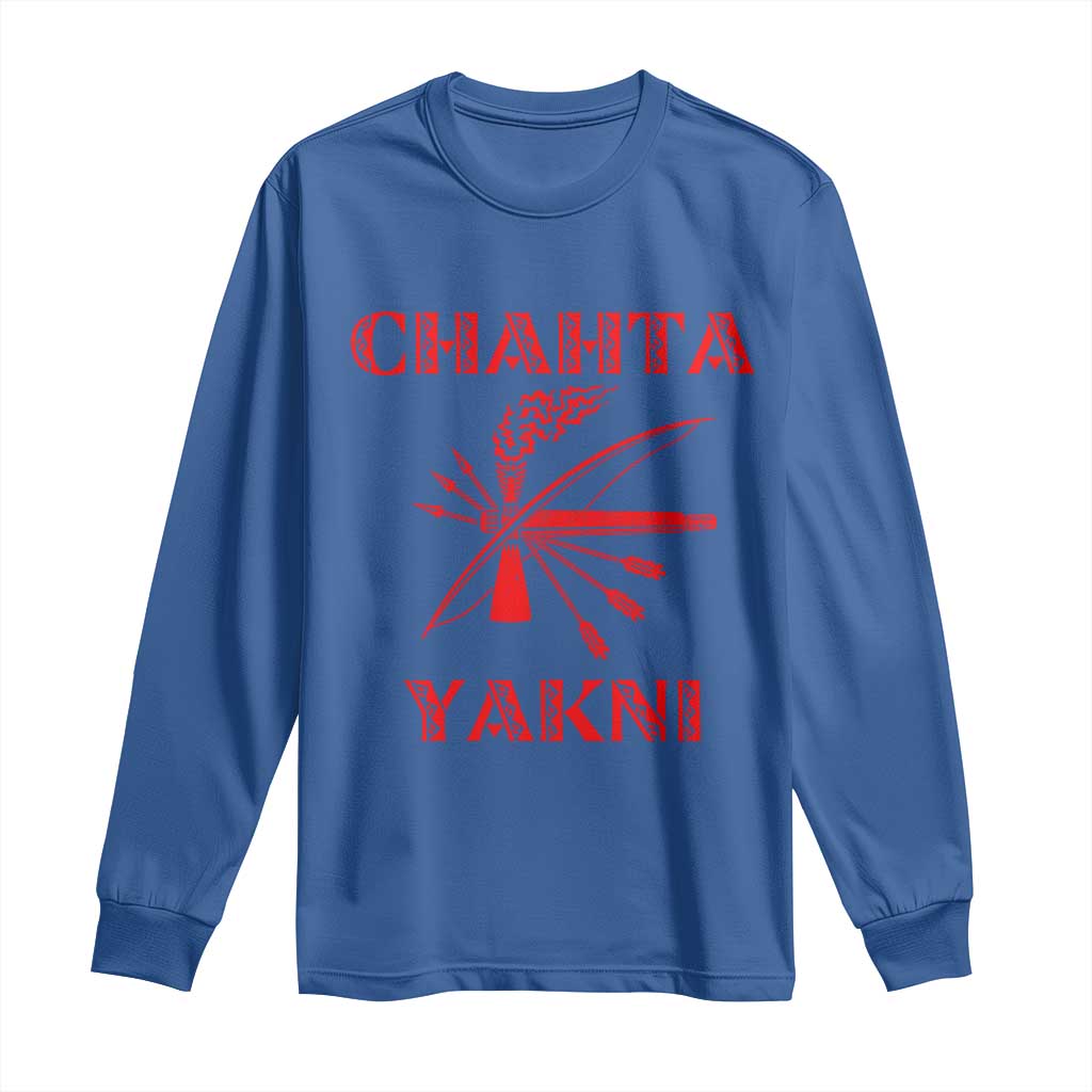 Choctaw Nation Chahta Yakni Native American Long Sleeve Shirt