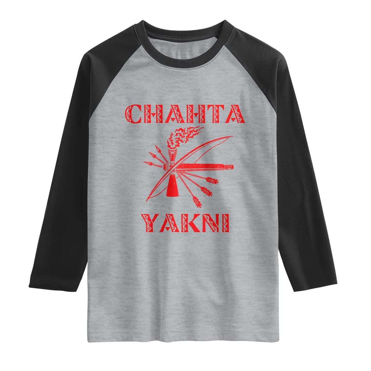Choctaw Nation Chahta Yakni Native American Raglan Shirt