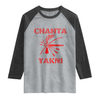 Choctaw Nation Chahta Yakni Native American Raglan Shirt
